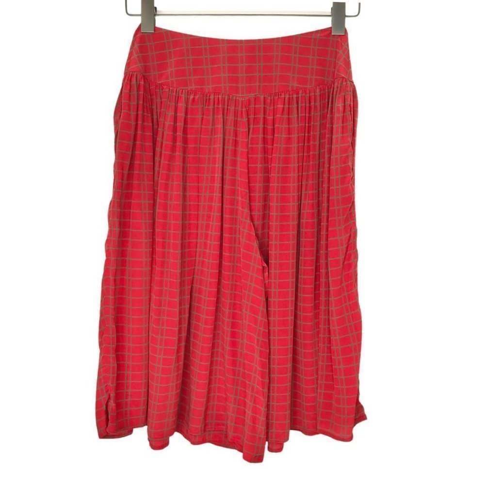 ERREUNO 1990s Italian silk culottes size 8 - Picture 3 of 4